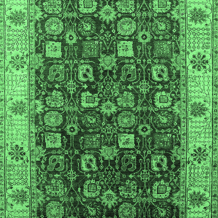 Oriental Emerald Green Industrial Rug, urb1967emgrn