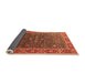 Sideview of Oriental Orange Industrial Rug, urb1968org