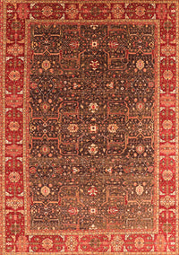 Oriental Orange Industrial Rug, urb1968org