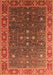 Machine Washable Oriental Orange Industrial Area Rugs, wshurb1968org