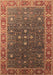 Oriental Brown Industrial Rug, urb1968brn