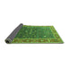 Sideview of Oriental Green Industrial Rug, urb1968grn