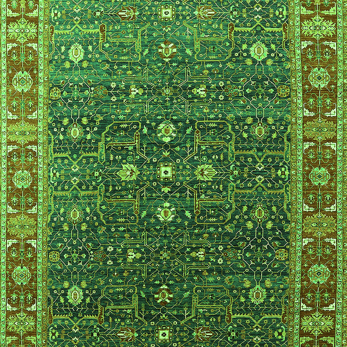 Oriental Green Industrial Rug, urb1968grn