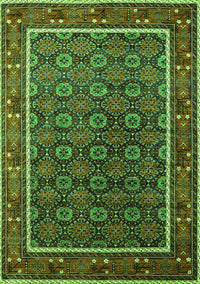 Oriental Green Industrial Rug, urb1969grn