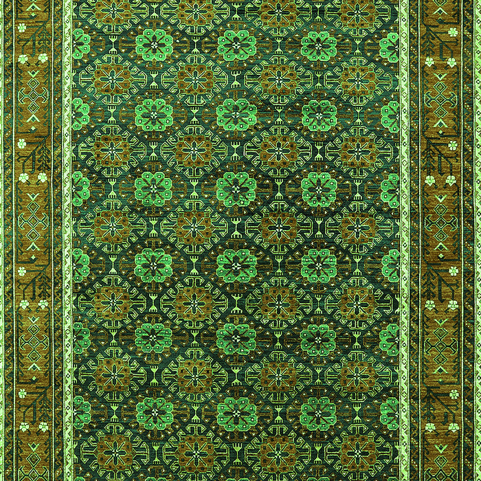 Oriental Green Industrial Rug, urb1969grn