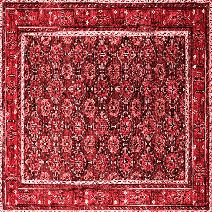 Machine Washable Oriental Red Industrial Rug, wshurb1969red