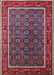 Mid-Century Modern Rose Purple Oriental Rug, urb1969