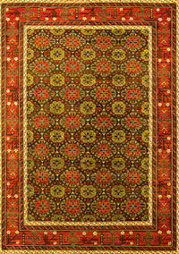 Oriental Yellow Industrial Rug, urb1969yw