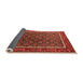 Sideview of Oriental Orange Industrial Rug, urb1969org