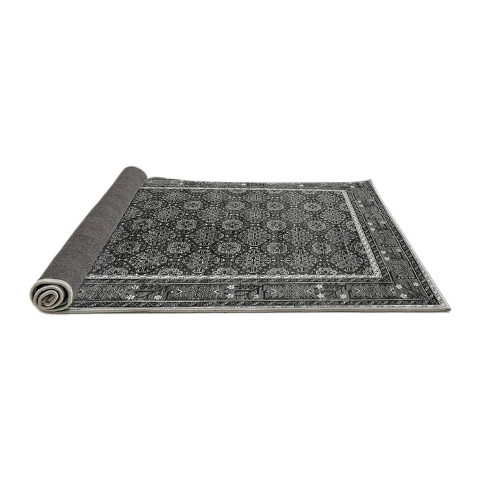 Sideview of Oriental Gray Industrial Rug, urb1969gry