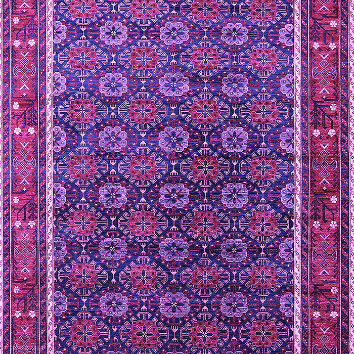 Machine Washable Oriental Purple Industrial Area Rugs, wshurb1969pur