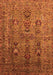 Machine Washable Oriental Orange Industrial Area Rugs, wshurb1970org