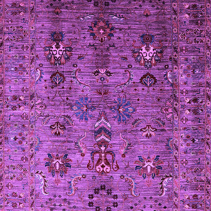 Machine Washable Oriental Purple Industrial Area Rugs, wshurb1970pur
