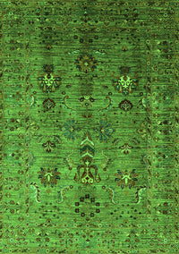 Oriental Green Industrial Rug, urb1970grn