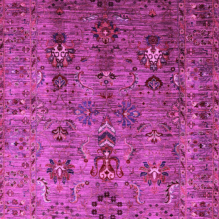 Machine Washable Oriental Pink Industrial Rug, wshurb1970pnk