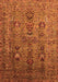 Oriental Orange Industrial Rug, urb1970org
