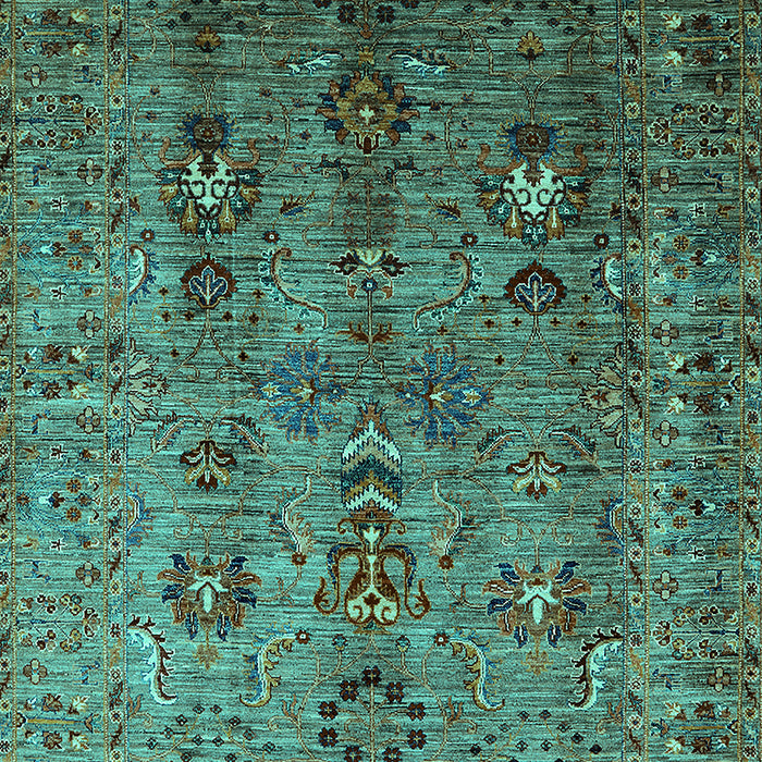 Oriental Turquoise Industrial Rug, urb1970turq