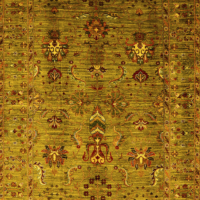 Oriental Yellow Industrial Rug, urb1970yw