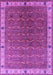 Machine Washable Oriental Purple Industrial Area Rugs, wshurb1971pur