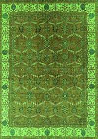 Oriental Green Industrial Rug, urb1971grn