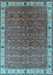 Oriental Light Blue Industrial Rug, urb1971lblu