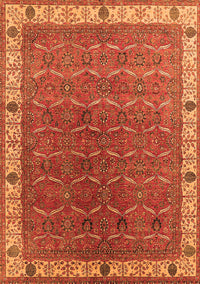 Oriental Orange Industrial Rug, urb1971org