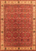 Machine Washable Oriental Orange Industrial Area Rugs, wshurb1971org