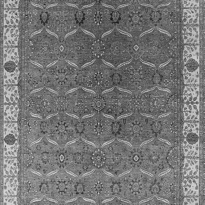 Machine Washable Oriental Gray Industrial Rug, wshurb1971gry