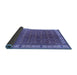 Sideview of Oriental Blue Industrial Rug, urb1971blu