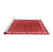 Industrial Red Washable Rugs