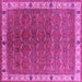 Square Oriental Pink Industrial Rug, urb1971pnk