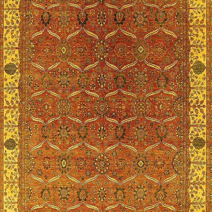 Oriental Yellow Industrial Rug, urb1971yw