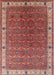 Mid-Century Modern Red Oriental Rug, urb1971