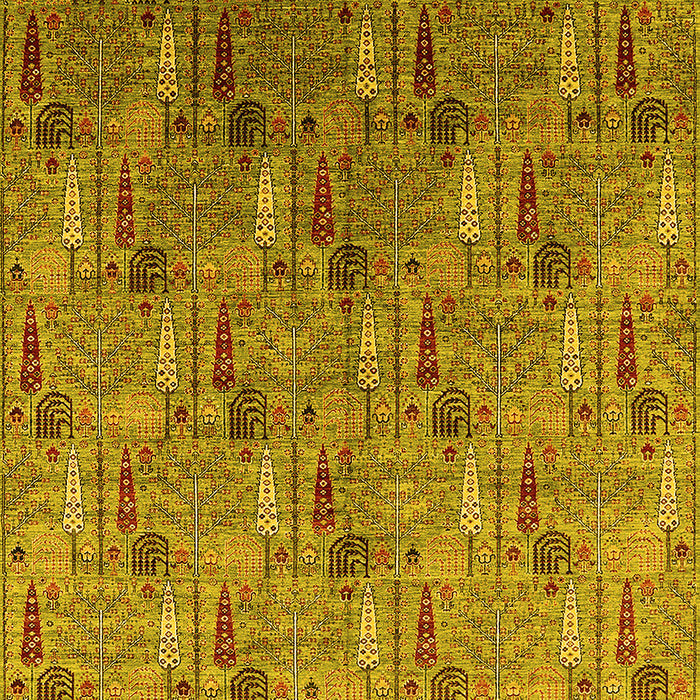 Oriental Yellow Industrial Rug, urb1972yw