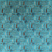 Square Oriental Light Blue Industrial Rug, urb1972lblu