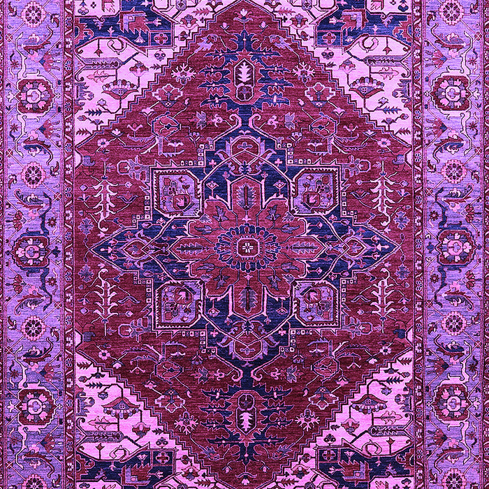 Machine Washable Oriental Purple Industrial Area Rugs, wshurb1973pur