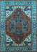 Oriental Light Blue Industrial Rug, urb1973lblu