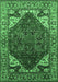 Oriental Emerald Green Industrial Rug, urb1973emgrn