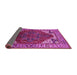 Sideview of Oriental Pink Industrial Rug, urb1973pnk