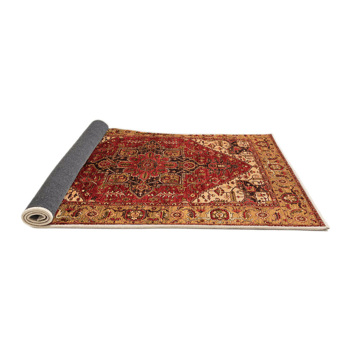 Sideview of Oriental Orange Industrial Rug, urb1973org