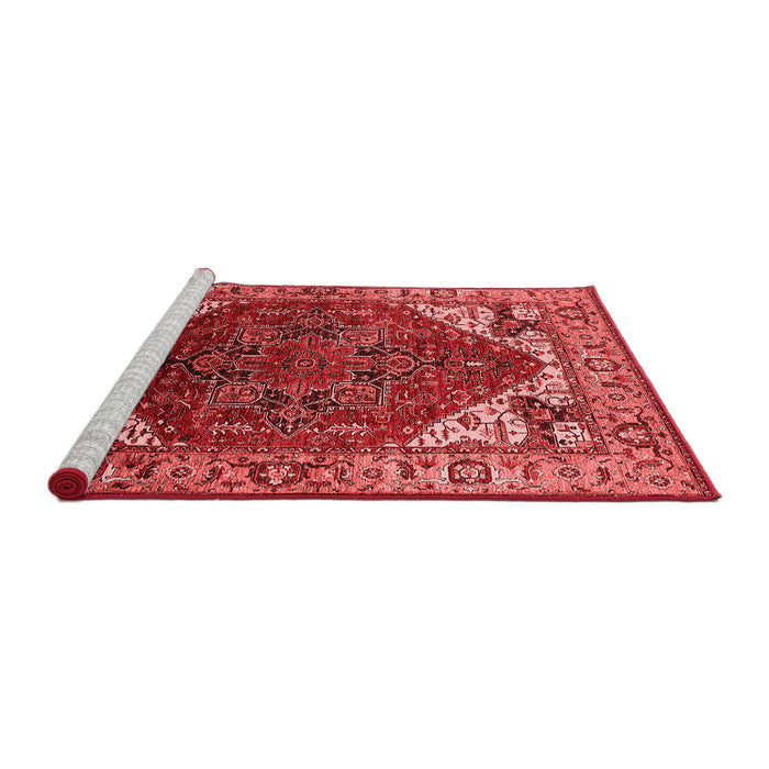 Industrial Red Washable Rugs