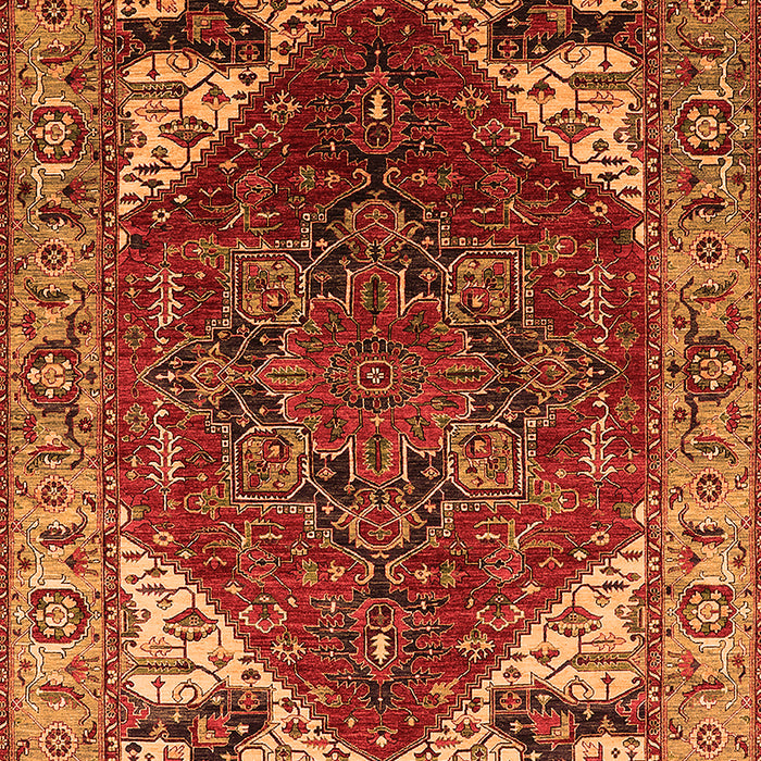 Oriental Orange Industrial Rug, urb1973org