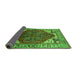 Sideview of Oriental Green Industrial Rug, urb1973grn