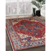 Machine Washable Industrial Modern Rosy Pink Rug in a Family Room, wshurb1973