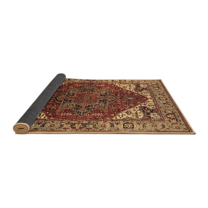 Sideview of Oriental Brown Industrial Rug, urb1973brn