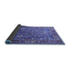 Sideview of Oriental Blue Industrial Rug, urb1974blu