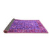 Sideview of Oriental Purple Industrial Rug, urb1974pur