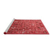 Industrial Red Washable Rugs