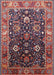 Mid-Century Modern Pink Oriental Rug, urb1975