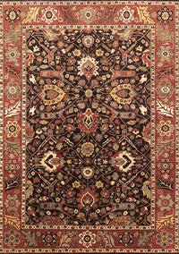 Oriental Brown Industrial Rug, urb1975brn